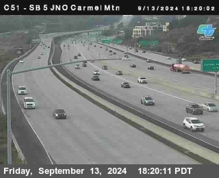 SB 5 at Carmel Mountain Rd.