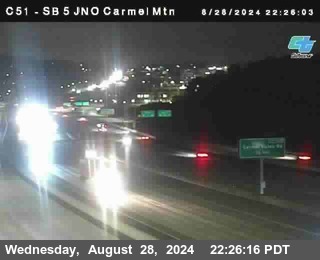 SB 5 at Carmel Mountain Rd.