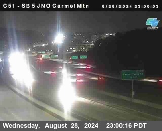 SB 5 at Carmel Mountain Rd.