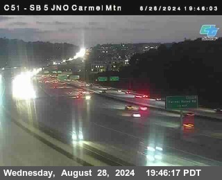 SB 5 at Carmel Mountain Rd.