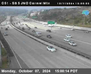 SB 5 at Carmel Mountain Rd.