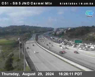 SB 5 at Carmel Mountain Rd.