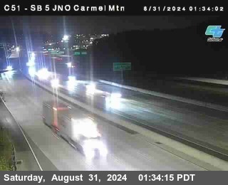 SB 5 at Carmel Mountain Rd.