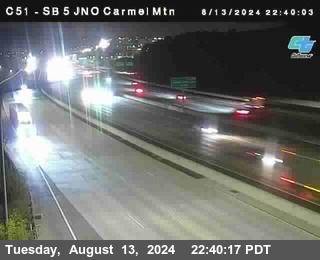 SB 5 at Carmel Mountain Rd.