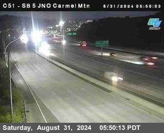 SB 5 at Carmel Mountain Rd.