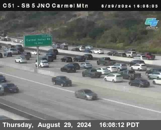 SB 5 at Carmel Mountain Rd.