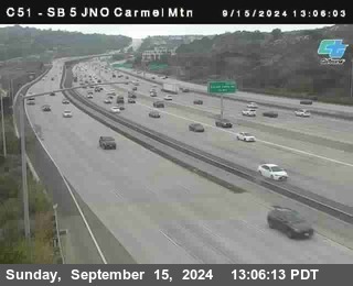 SB 5 at Carmel Mountain Rd.