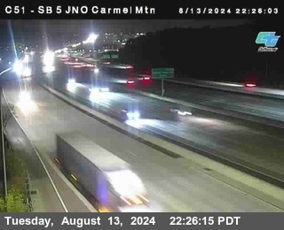 SB 5 at Carmel Mountain Rd.