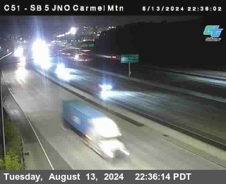 SB 5 at Carmel Mountain Rd.