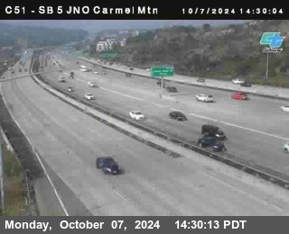 SB 5 at Carmel Mountain Rd.