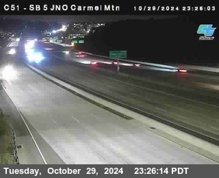 SB 5 at Carmel Mountain Rd.