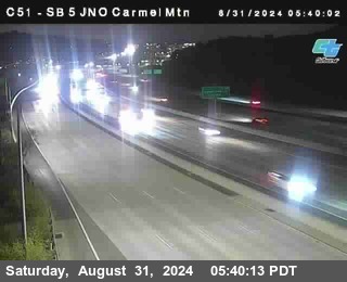 SB 5 at Carmel Mountain Rd.