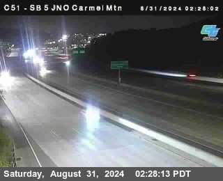 SB 5 at Carmel Mountain Rd.