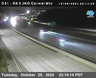 SB 5 at Carmel Mountain Rd.