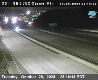 SB 5 at Carmel Mountain Rd.