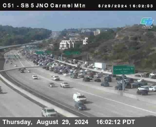 SB 5 at Carmel Mountain Rd.