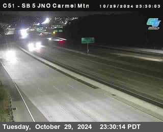 SB 5 at Carmel Mountain Rd.