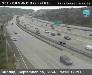 SB 5 at Carmel Mountain Rd.