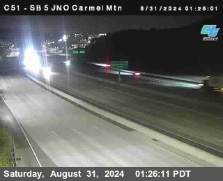 SB 5 at Carmel Mountain Rd.