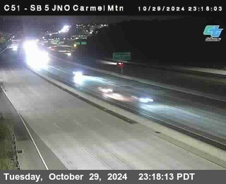 SB 5 at Carmel Mountain Rd.