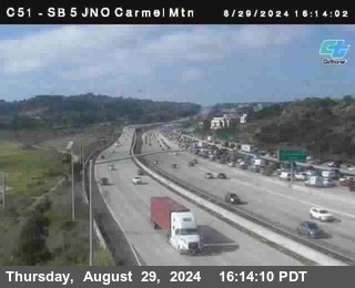 SB 5 at Carmel Mountain Rd.