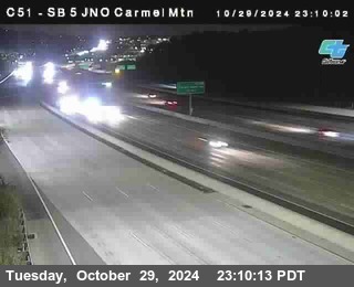 SB 5 at Carmel Mountain Rd.