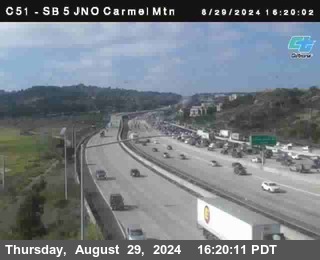 SB 5 at Carmel Mountain Rd.