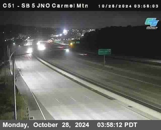 SB 5 at Carmel Mountain Rd.