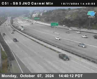 SB 5 at Carmel Mountain Rd.