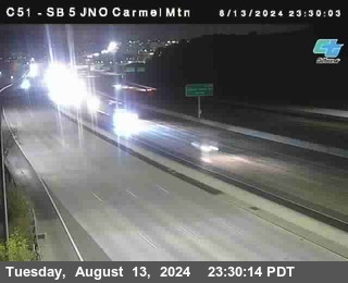 SB 5 at Carmel Mountain Rd.