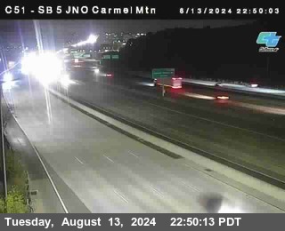 SB 5 at Carmel Mountain Rd.