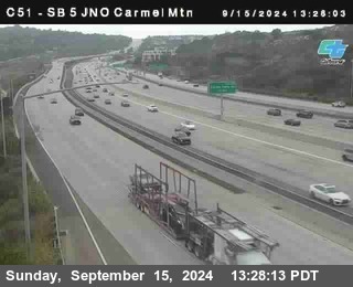 SB 5 at Carmel Mountain Rd.