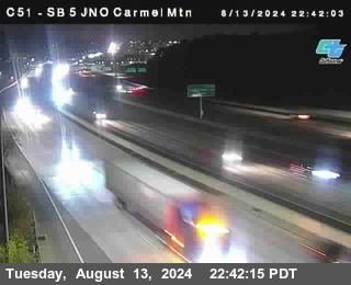 SB 5 at Carmel Mountain Rd.