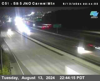 SB 5 at Carmel Mountain Rd.