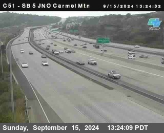 SB 5 at Carmel Mountain Rd.