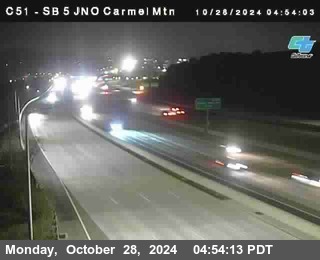 SB 5 at Carmel Mountain Rd.