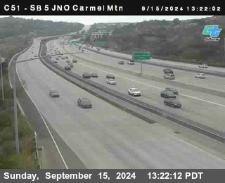 SB 5 at Carmel Mountain Rd.