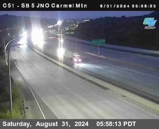 SB 5 at Carmel Mountain Rd.