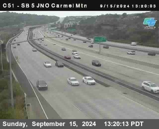 SB 5 at Carmel Mountain Rd.