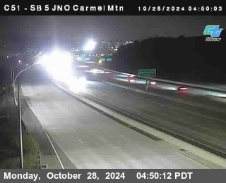 SB 5 at Carmel Mountain Rd.