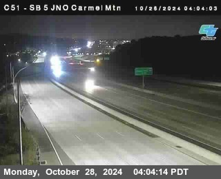 SB 5 at Carmel Mountain Rd.