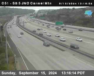 SB 5 at Carmel Mountain Rd.