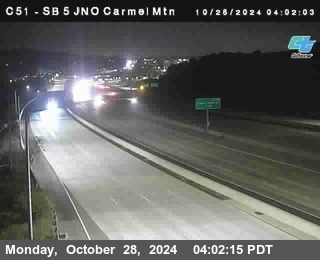 SB 5 at Carmel Mountain Rd.