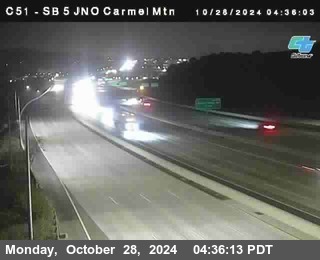 SB 5 at Carmel Mountain Rd.