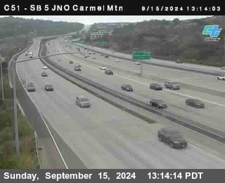 SB 5 at Carmel Mountain Rd.