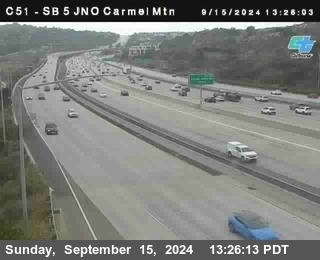 SB 5 at Carmel Mountain Rd.