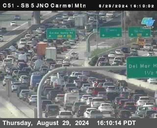 SB 5 at Carmel Mountain Rd.