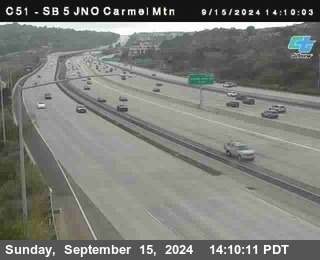 SB 5 at Carmel Mountain Rd.