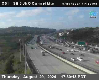 SB 5 at Carmel Mountain Rd.