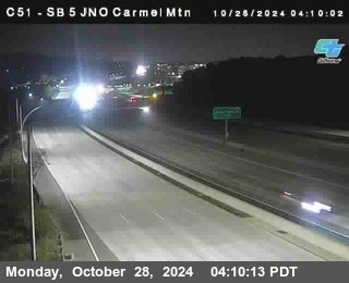 SB 5 at Carmel Mountain Rd.